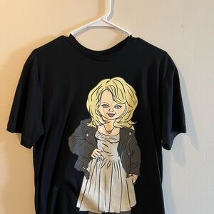 Kids Black Graphic T-Shirt